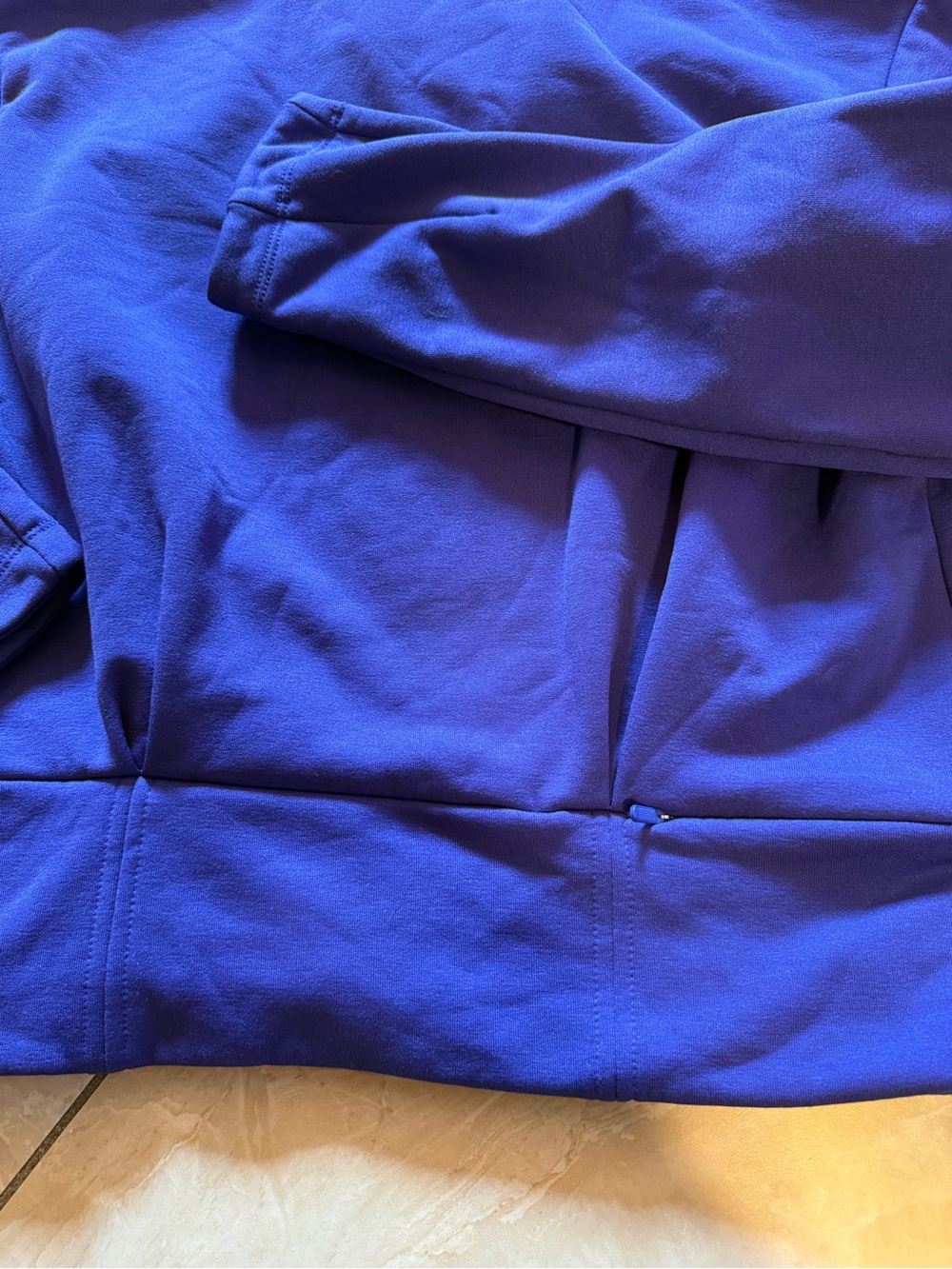 Athleta Deep blue Polartec Half‑Zip Pullover sz S - Picture 6 of 6